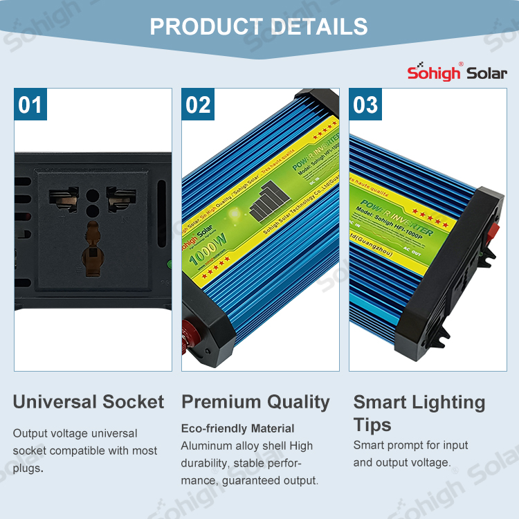 Solar High Frequency Inverters 1000W - SohighSolar